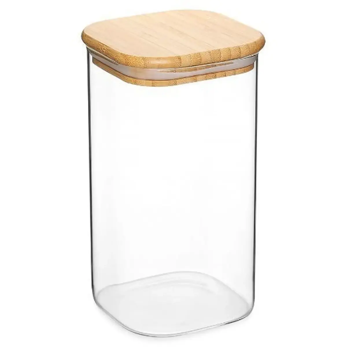 Jomafe Store & Care Line Glass Storage Jar with Bamboo Lid 1400ml