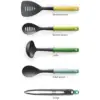 Joseph Joseph Duo 5-Piece Utensil Stand With Integrated Tool Rests