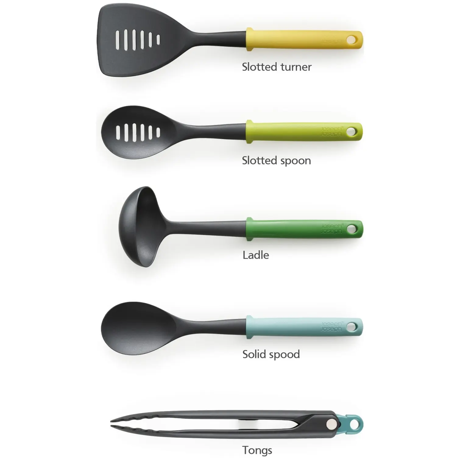 Joseph Joseph Duo 5-Piece Utensil Stand With Integrated Tool Rests
