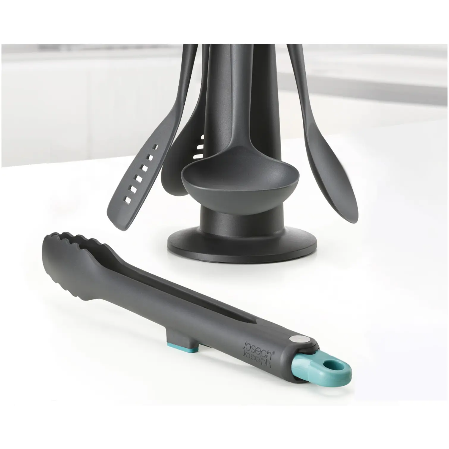 Joseph Joseph Duo 5-Piece Utensil Stand With Integrated Tool Rests