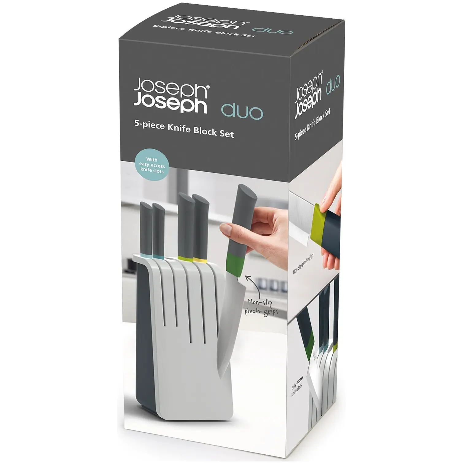 Joseph Joseph Duo 5-Piece Knife Block Set