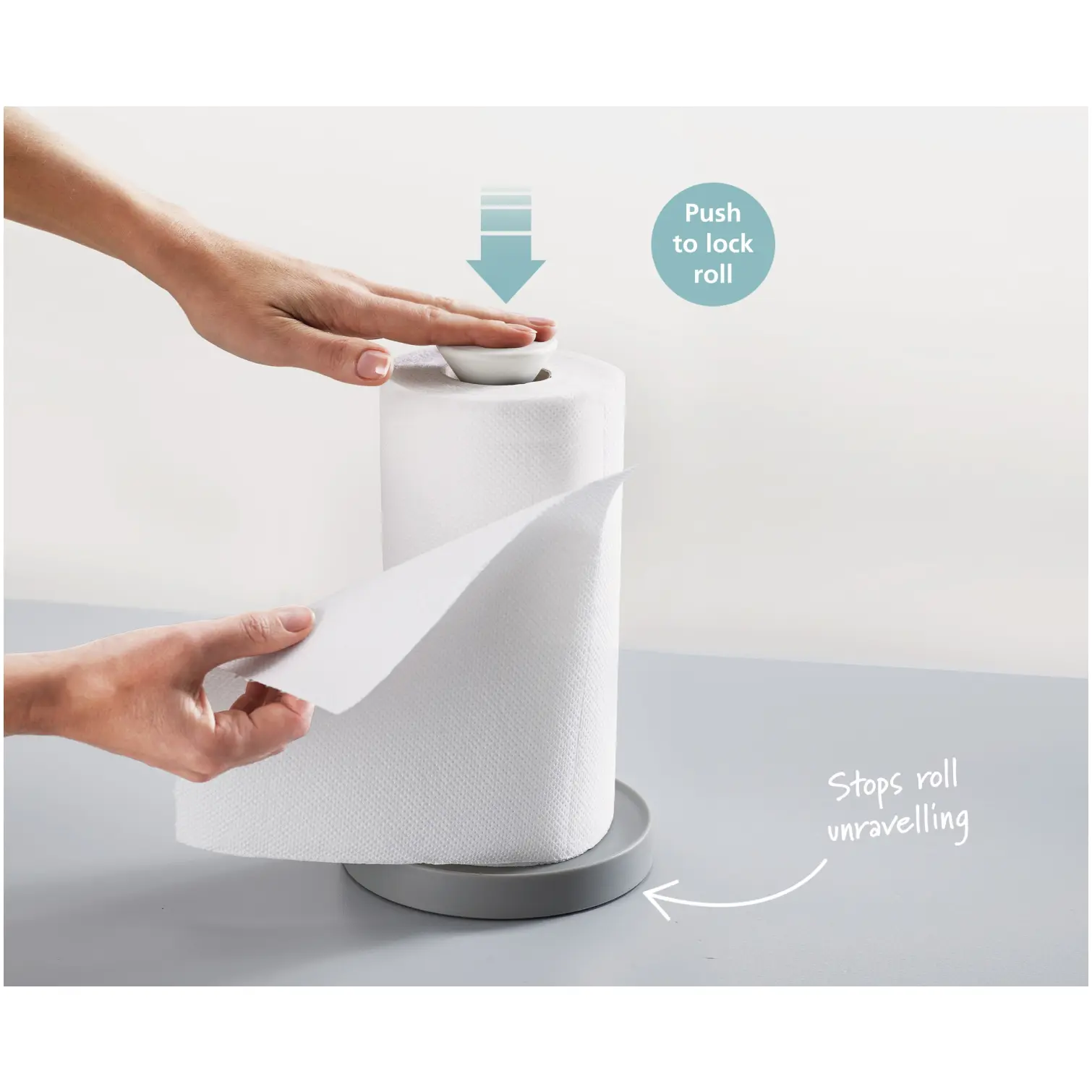 Joseph Joseph Duo Easy-tear Kitchen Roll Holder