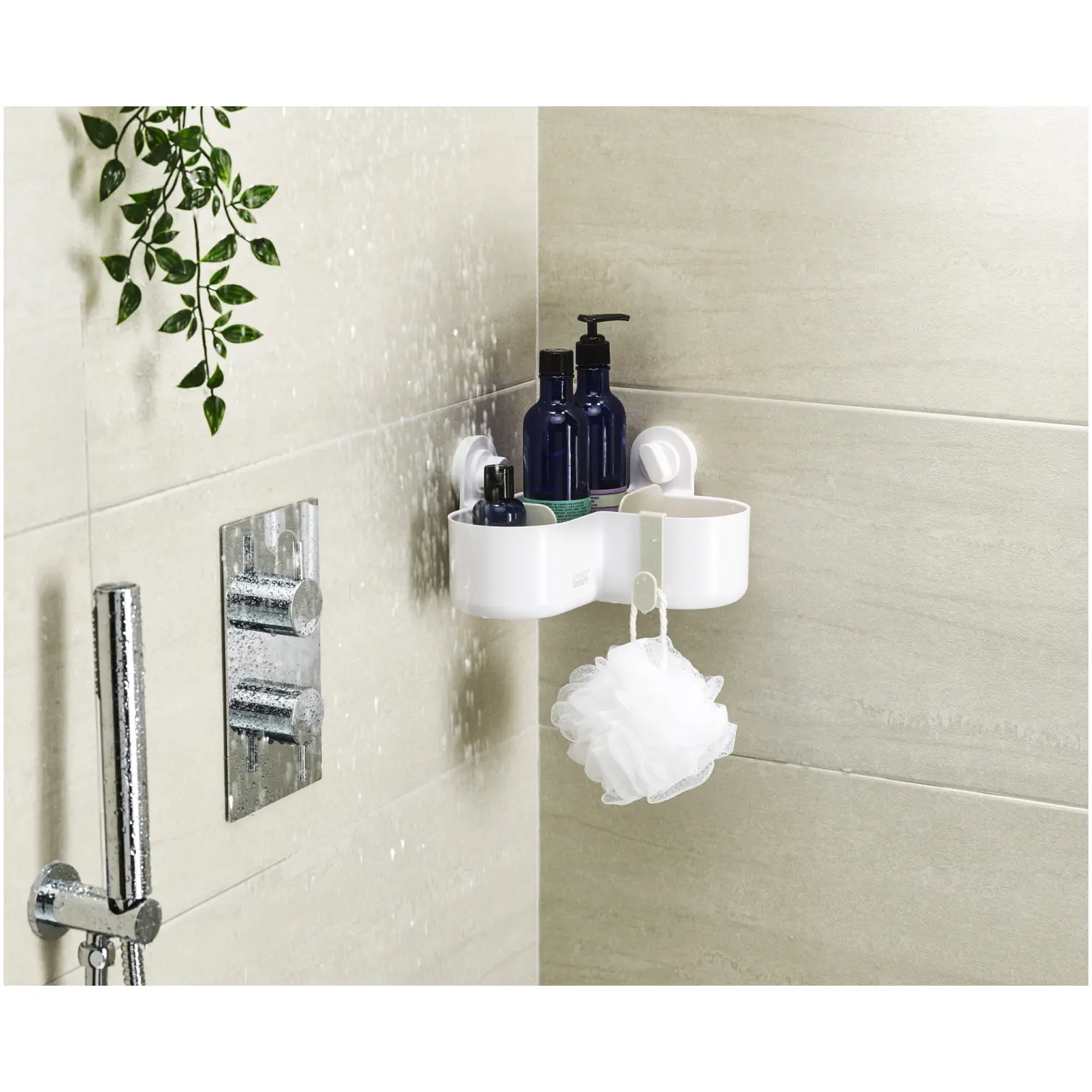 JPH0225_3 Joseph Joseph Duo Corner Shower Caddy