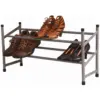 JVL Chrome 2 Tier Extending Shoe Rack