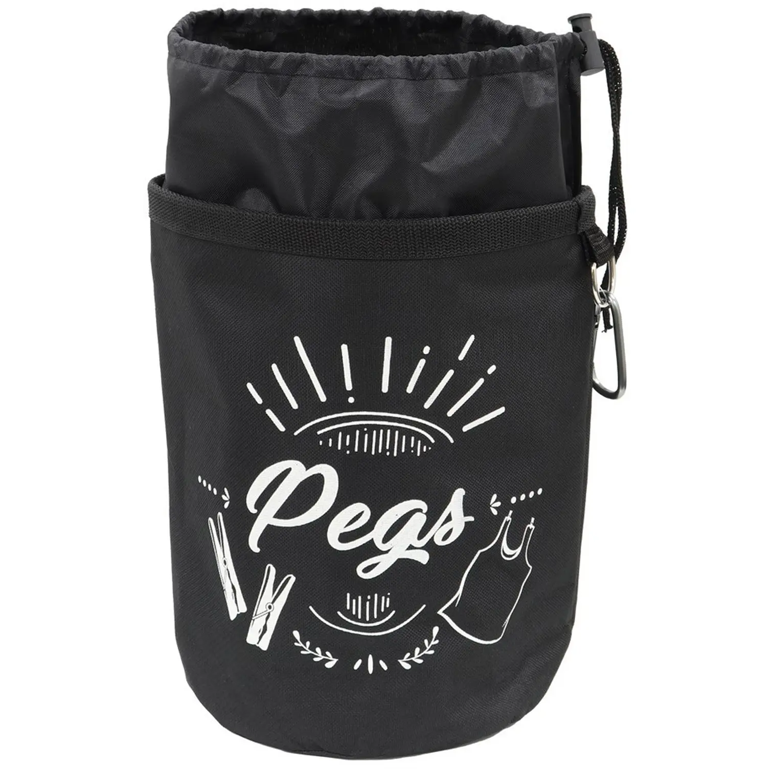JVL Large Peg Bag With Clip