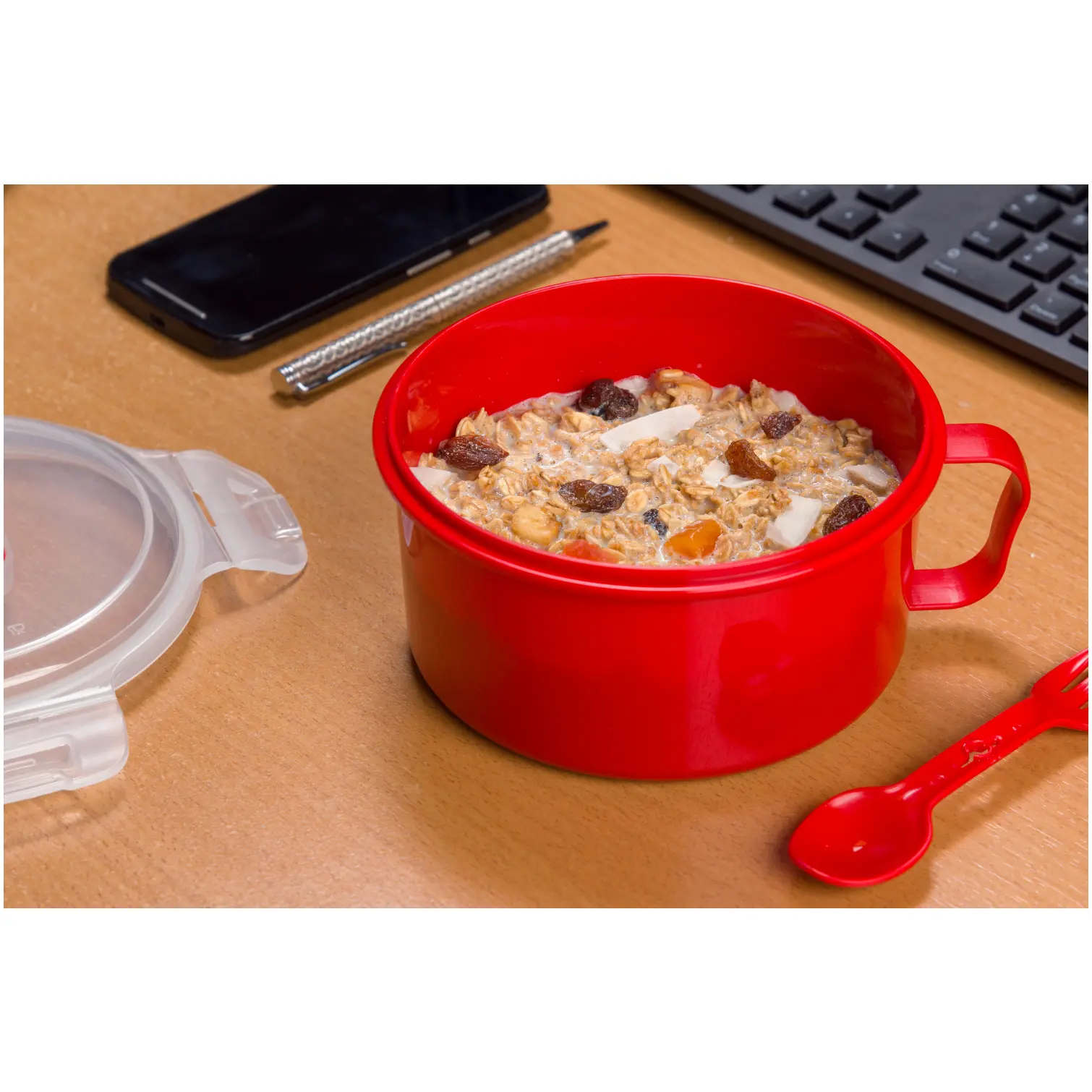 Microwave Bowl With Spork