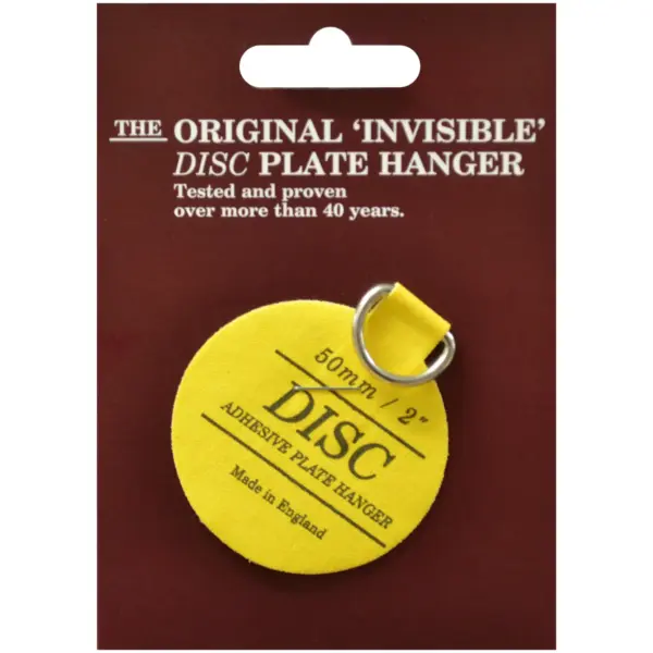 The Original Invisible Disc Plate Hanger 50mm