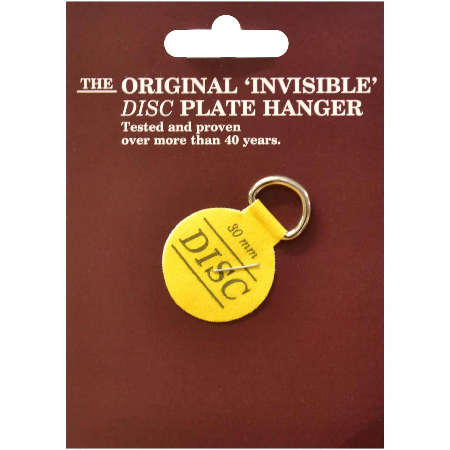 The Original Invisible Disc Plate Hanger 30mm