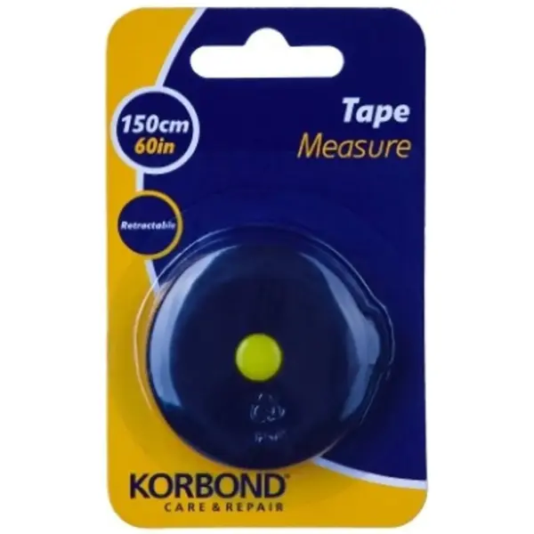 Korbond Retractable Tape Measure 150cm