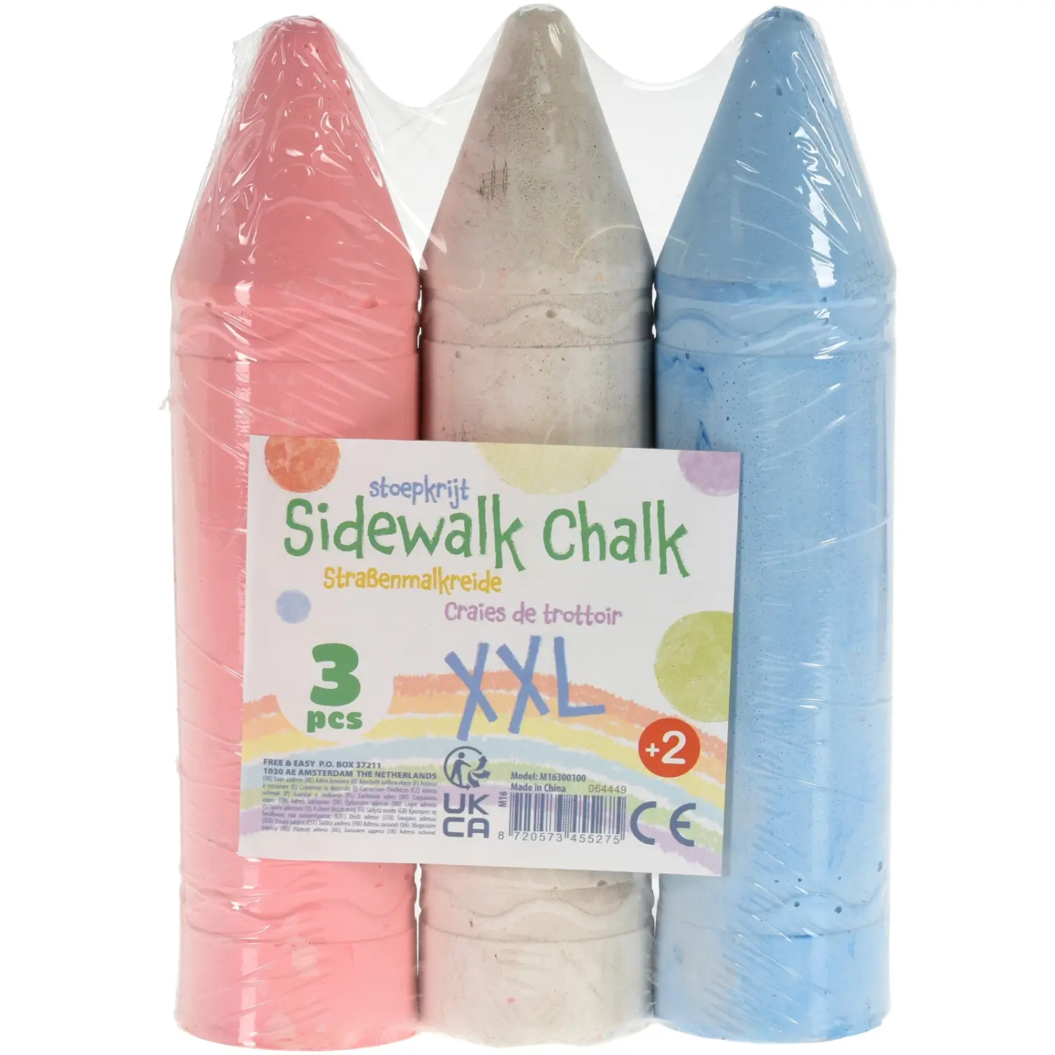 Mega Colour Chalk Set of 3