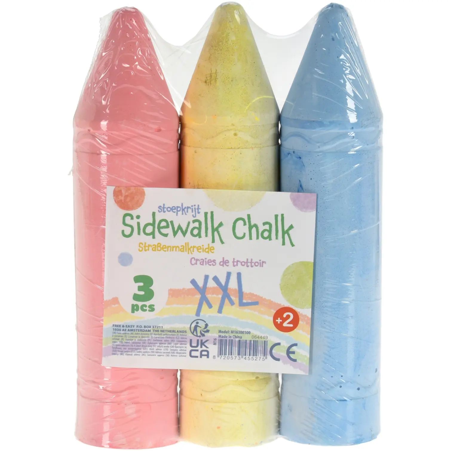 Mega Colour Chalk Set of 3