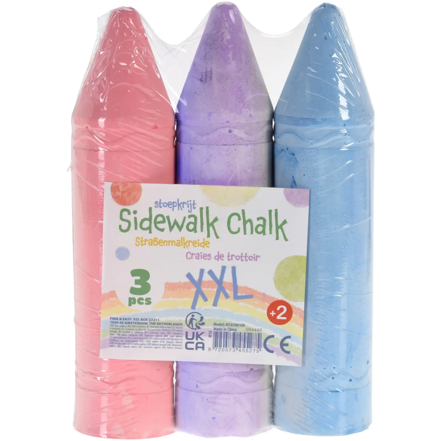 Mega Colour Chalk Set of 3
