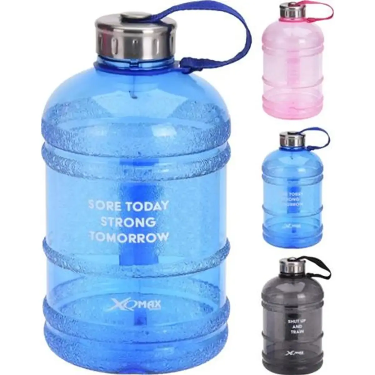Sports Bottle Assorted Colours 1.89Litre Capacity