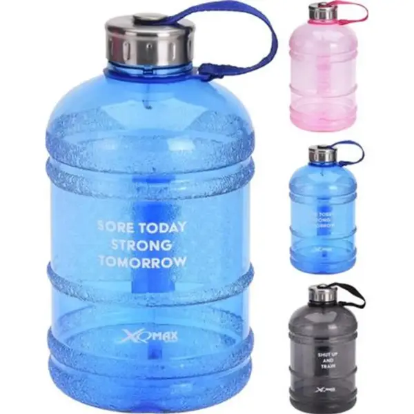 Sports Bottle Assorted Colours 1.89Litre Capacity