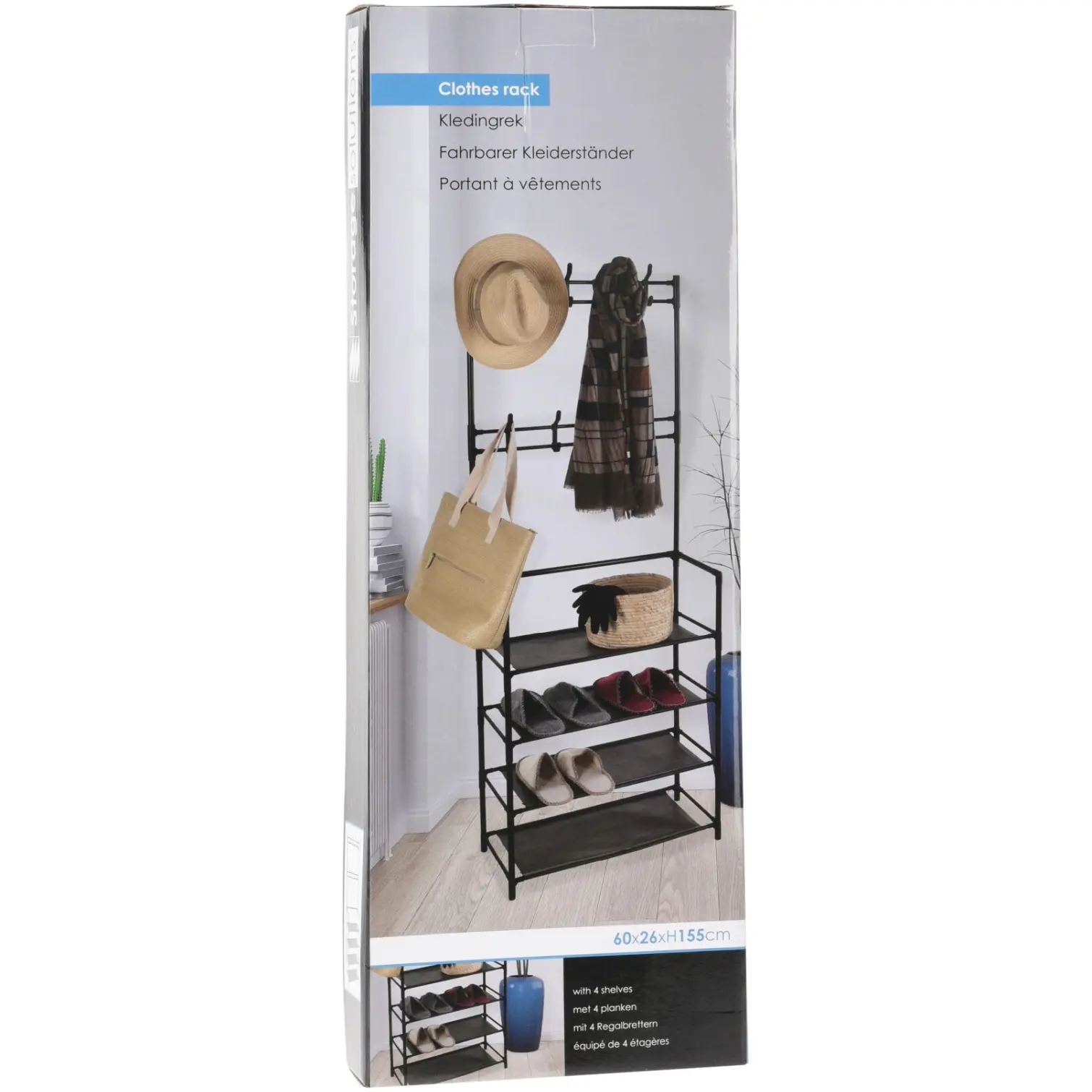 Clothing Rack 60x26x155cm