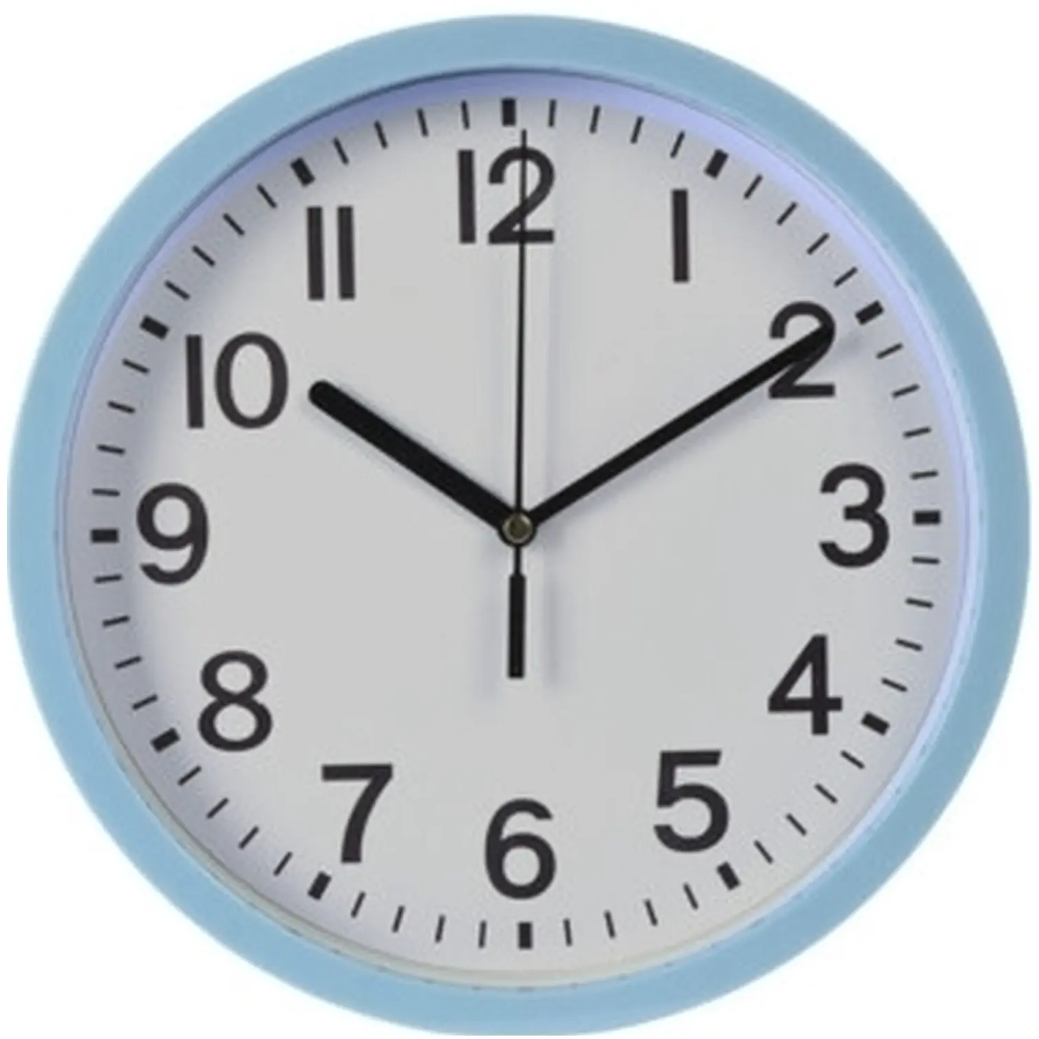 Wall Clock Assorted Colours 22.5cm