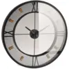 Wall Clock Metal with Glass