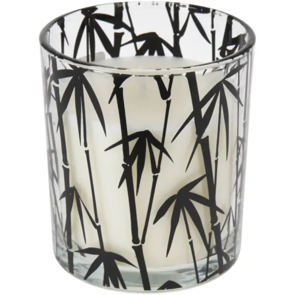 Candle in Printed Glass Jar