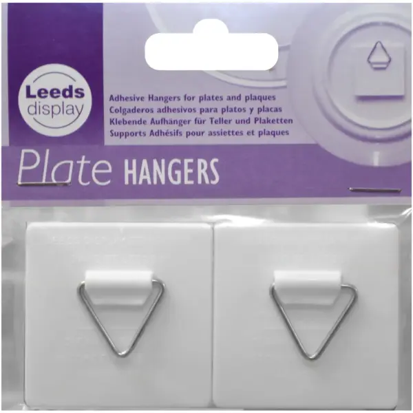 Leeds Display Plate Hangers 45x45mm Pk2
