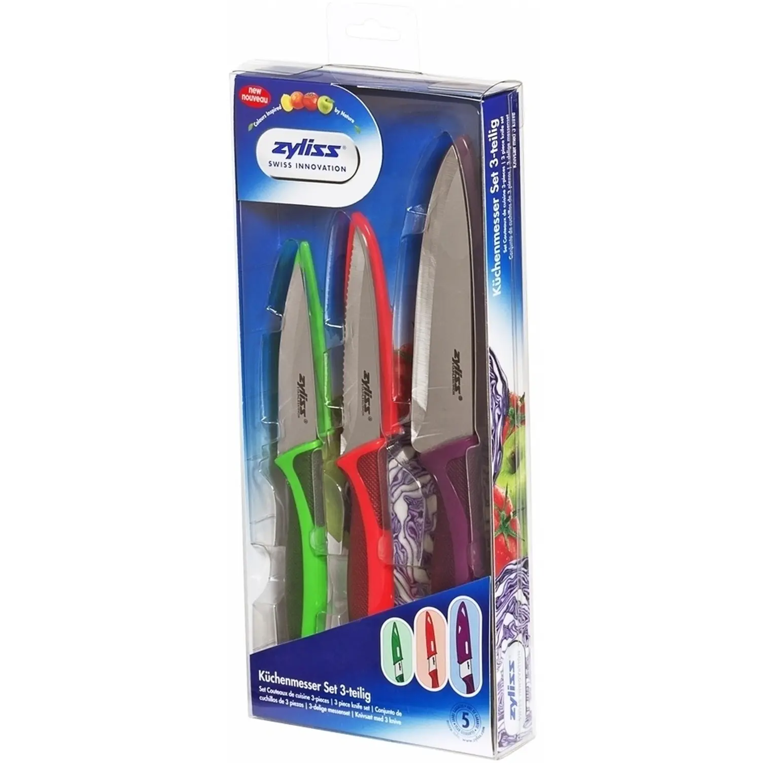 Zyliss 3pce Knife Set