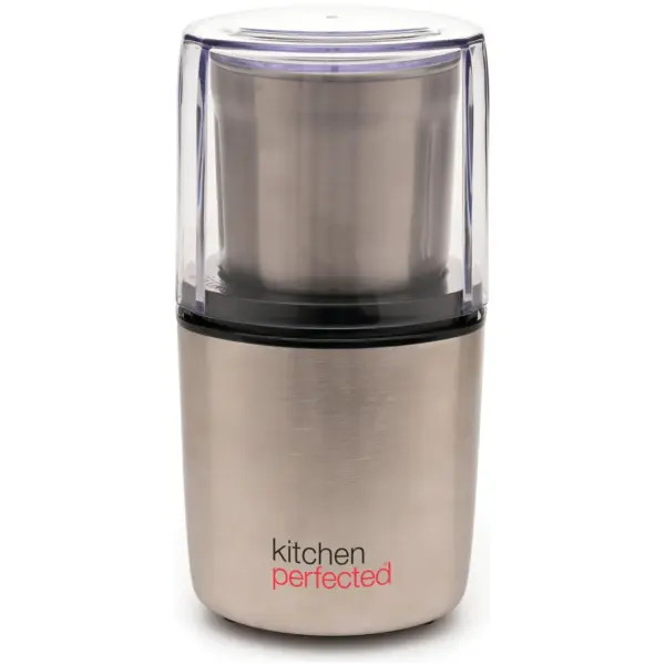 Kitchen Perfected Coffee & Spice Grinder Brushed Steel 200w