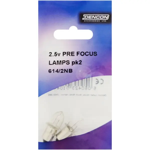 2.5v Pre-Focus Tourch Bulb 2pk