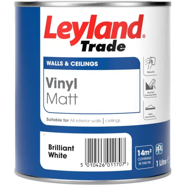 Leyland 1Ltr Vinyl Matt PBW