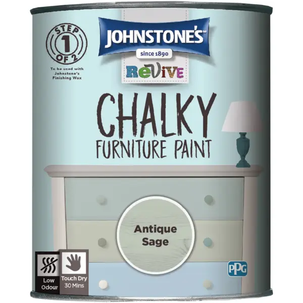 Johnstones Chalky Paint Antique Sage