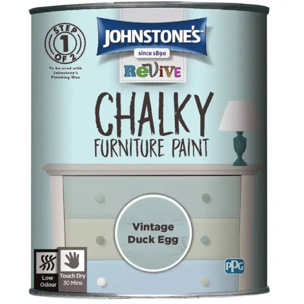 Johnstones Chalky Paint Vintage Duckegg