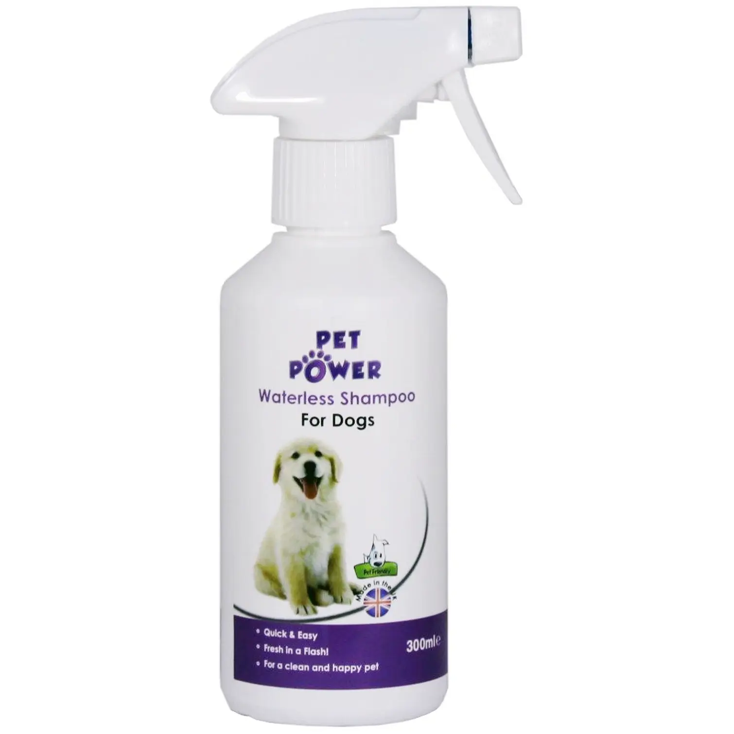Pet Power Waterless Dog Shampoo 300ml