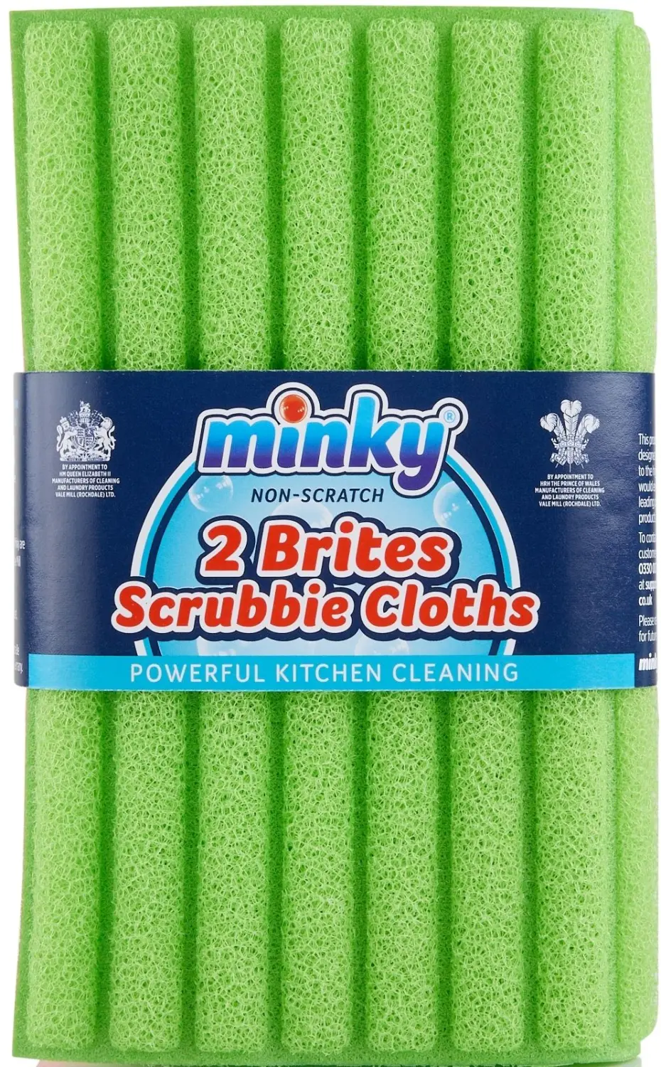Minky Brites Scrubbie Cloths 2 Pack