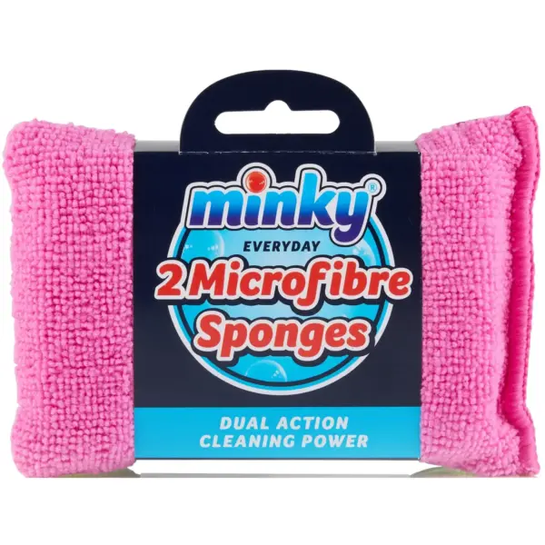 Minky Microfibre Sponges 2 Pack