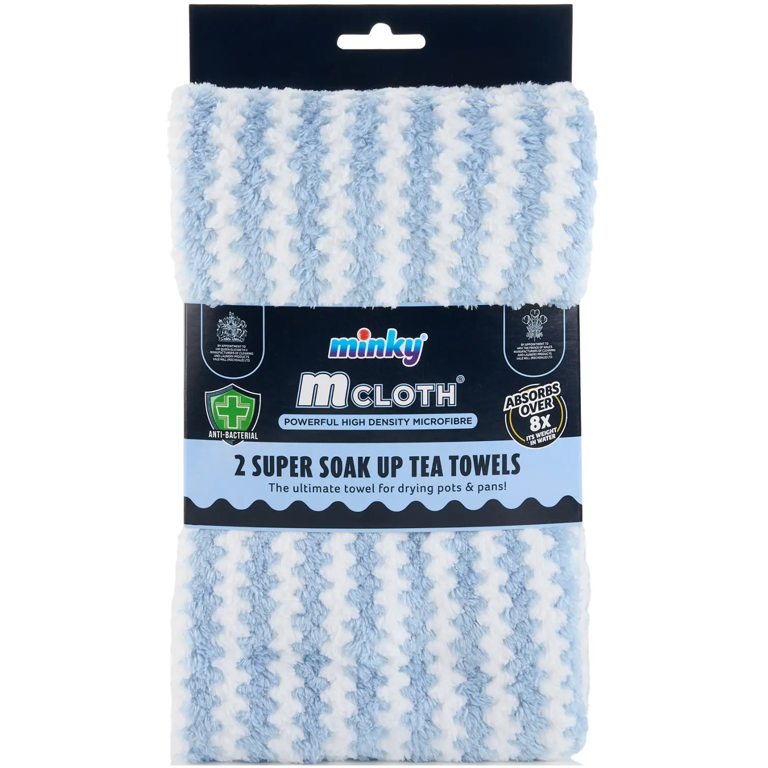 Minky M Cloth Super Soak Up Tea Towels 2 Pack