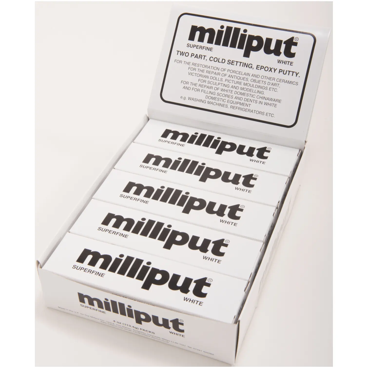 Milliput Epoxy Putty Superfine White