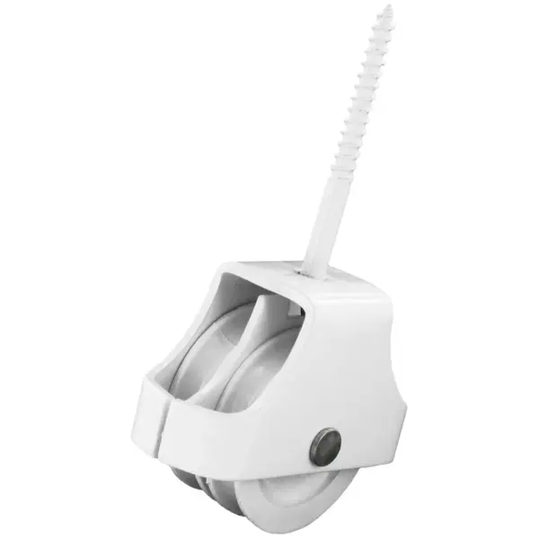 MPS0969 Securit White Double Laundry Pulley