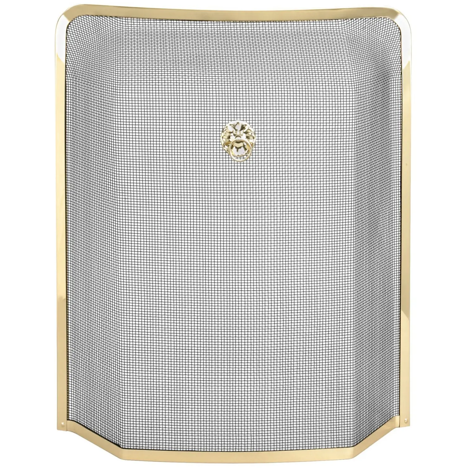 Manor Manor Fire Guard Black & Brass 61 x 53cm