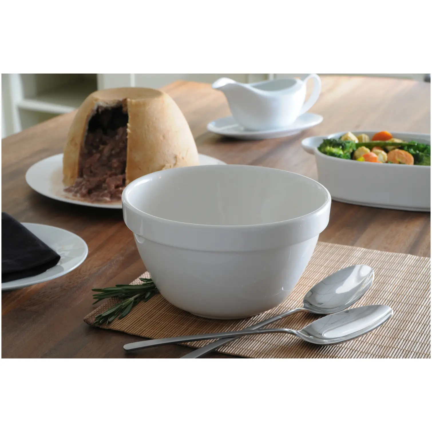 Mason Cash 170mm Pudding Basin White