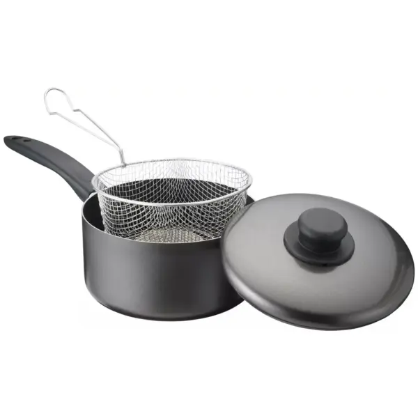 Non Stick Chip Pan & Basket 22cm