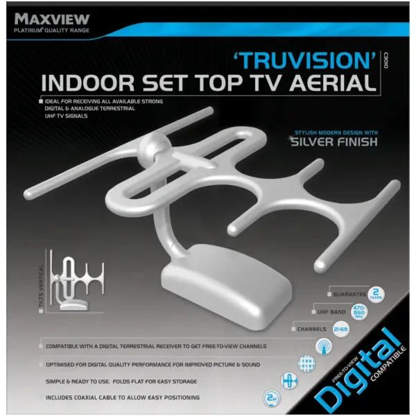 Maxview Indoor UHF TV Aerial