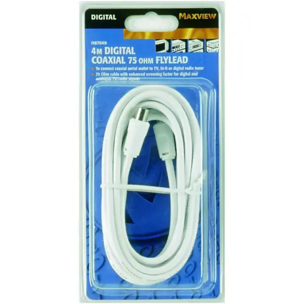 Maxview 4m Digital Coaxial Fly Lead
