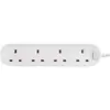 Masterplug 4 Gang 13amp 1m Extension Lead