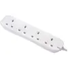 Masterplug 4 Gang 13amp 1m Extension Lead