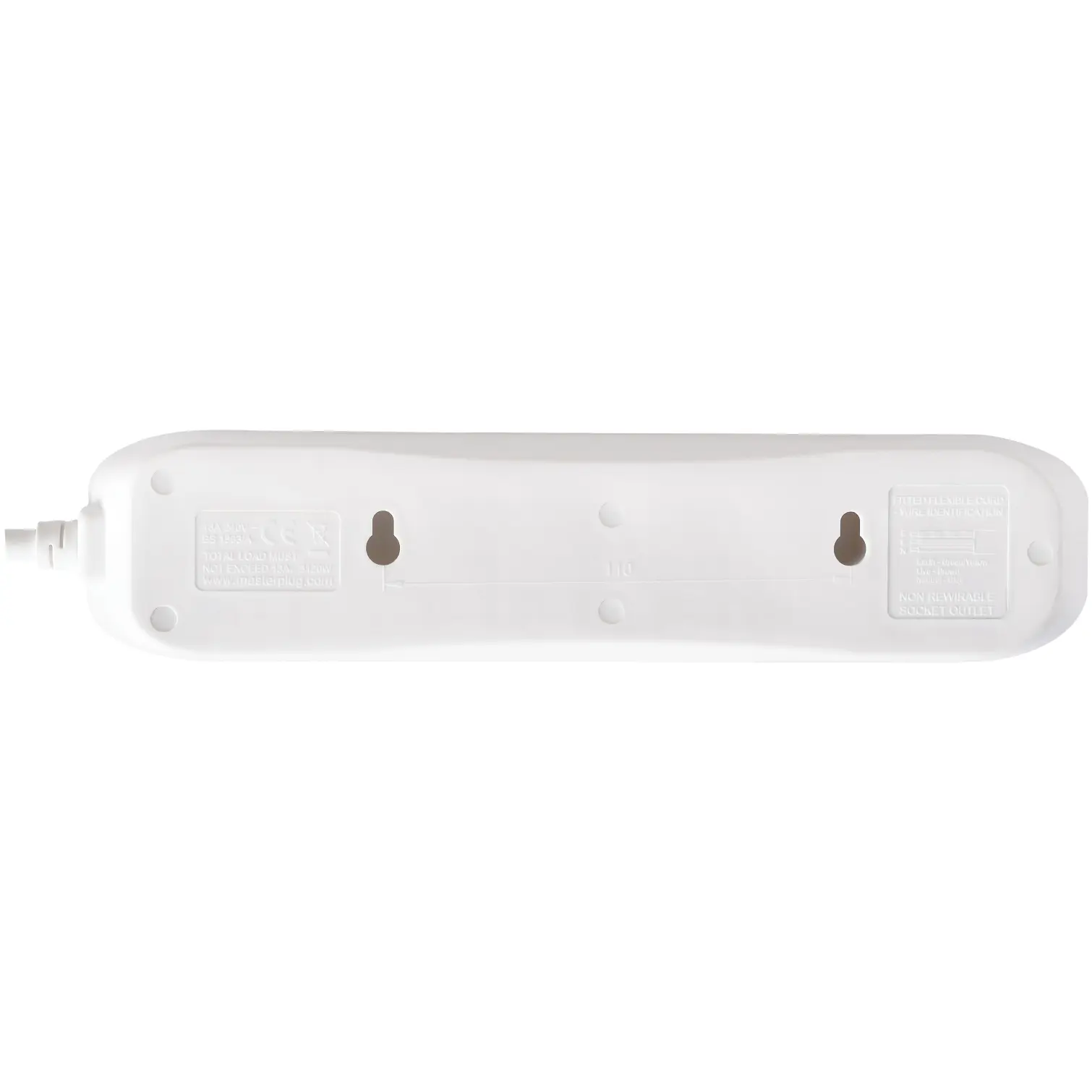 Masterplug 4 Gang 13amp 1m Extension Lead