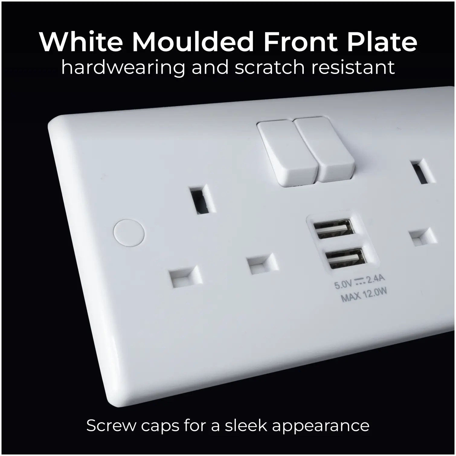 13A Switched Socket With USB
