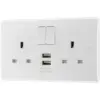 13A Switched Socket With USB