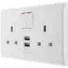 13A Switched Socket With USB