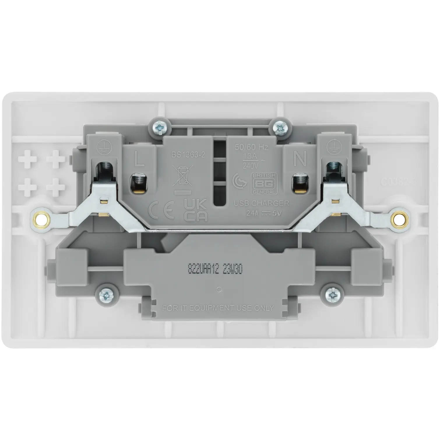 13A Switched Socket With USB