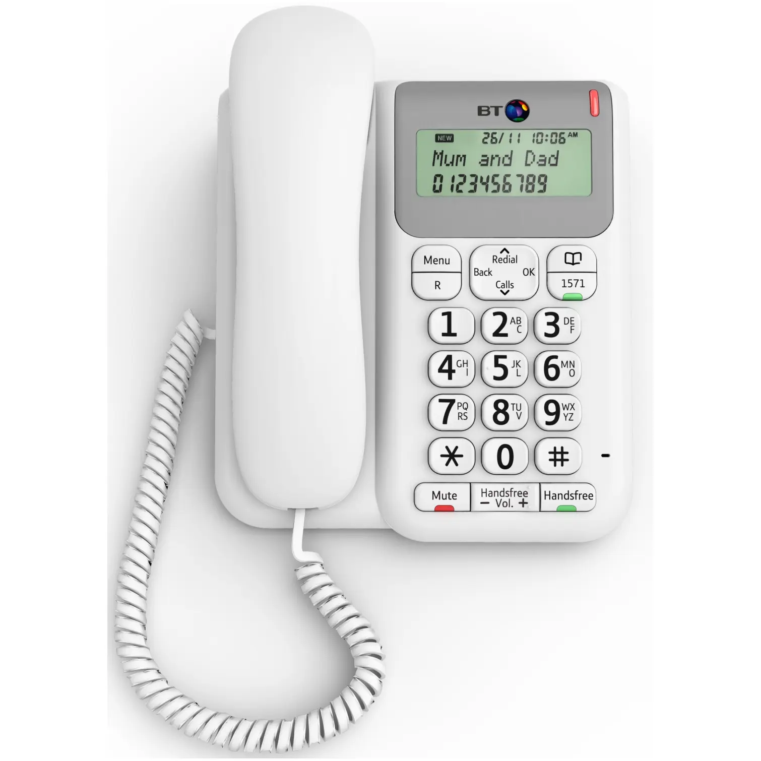 BT Decor 2200 Telephone White