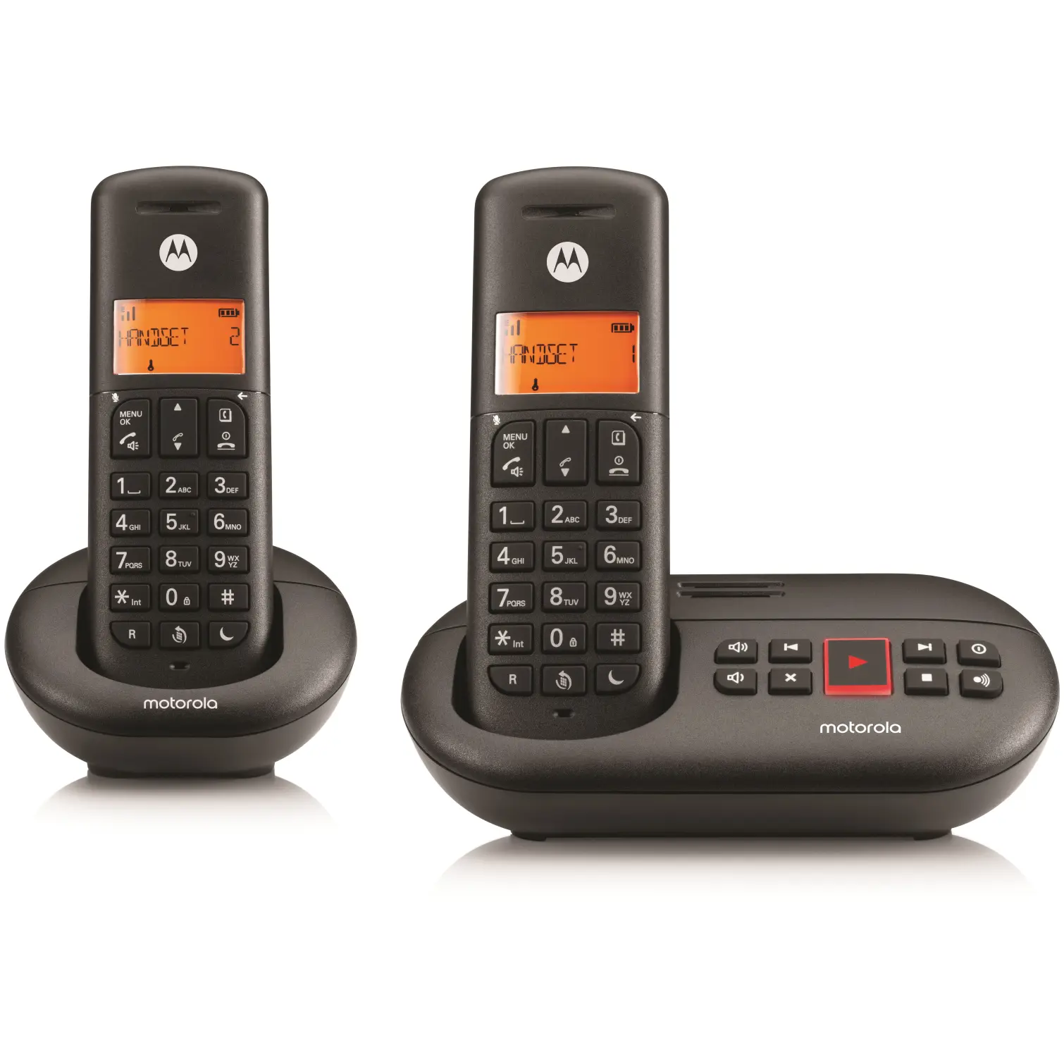 Motorola Dect Phone W/Ans Machine Twin