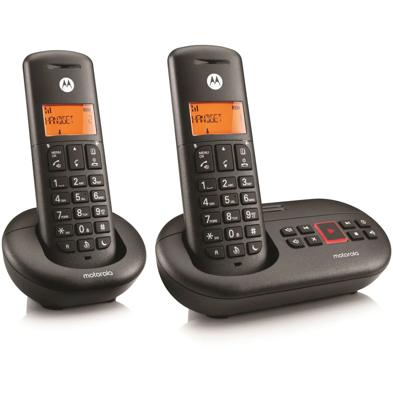 Motorola Dect Phone W/Ans Machine Twin